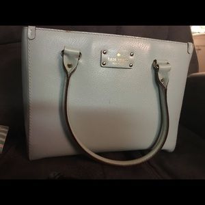 Light blue Kate spade tote bag.